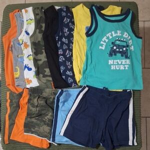 Kids Tank Tops and Shorts Set